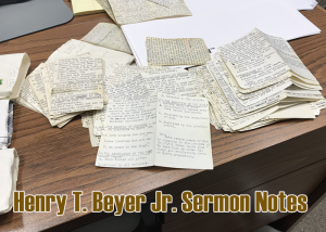 H.T. Beyer Sermon Notes