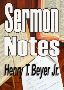 sermon notes