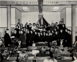 Barton Baker at his Church in Bluefield WA