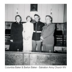 Columbia and Barton Baker - Salvation Army Service 001