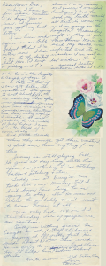 Edna Beyer (Baker) Last Letter before passing in June 1958