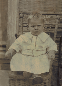Henry T Beyer Jr. 1 Year Old 1913 5x7