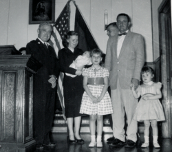 Salvation Army- Captain Barton Baker -Baby Dedication - Right before he passed