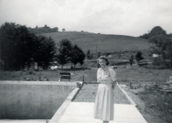 The New Camp Joy - Bluefield WV - Construction Summer of 1958 - 08 The Pool